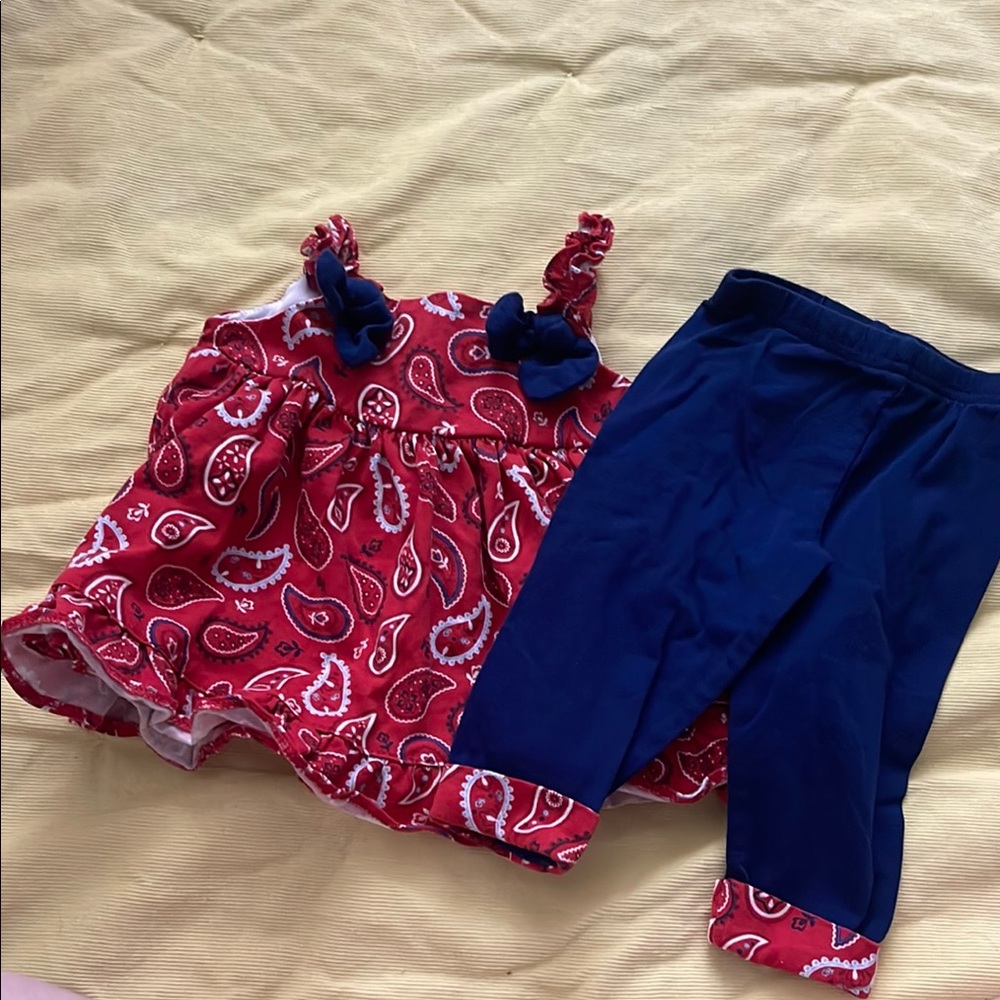 Good Lad Red Paisley Outfit